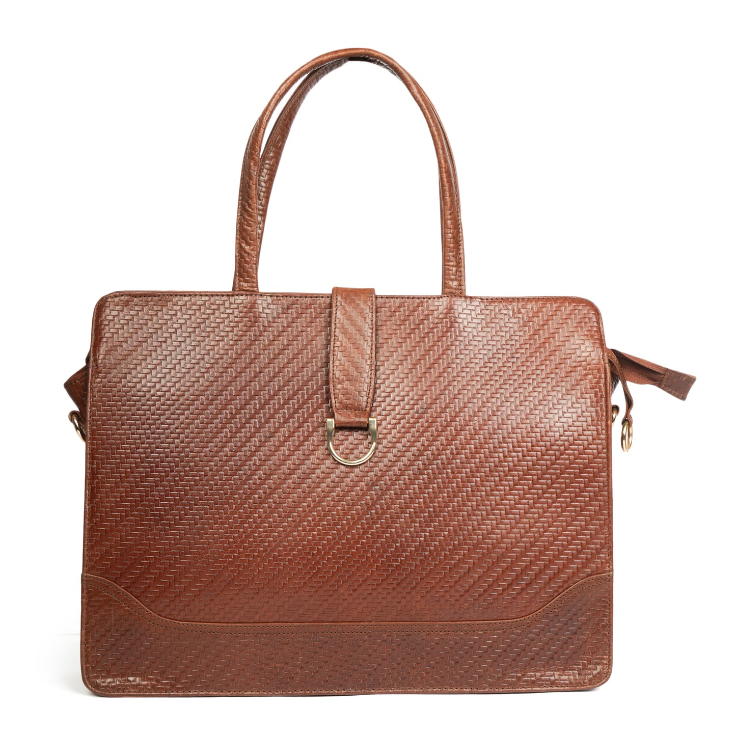 Women's Leather Laptop Tote Bag – Elegant, Functional ,Handmade