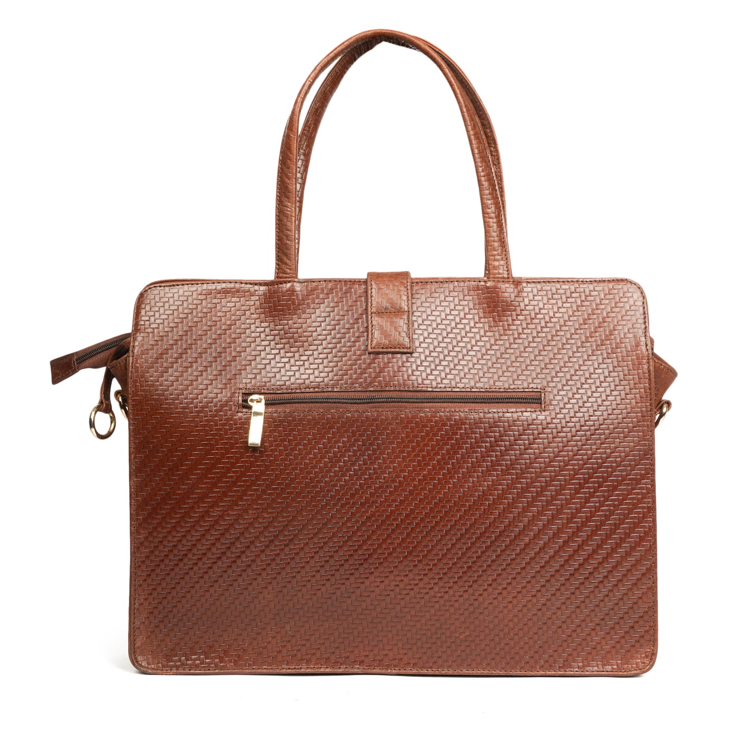 Women's Leather Laptop Tote Bag – Elegant, Functional ,Handmade