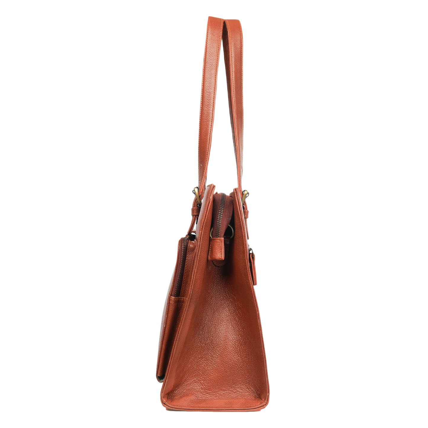 Women's Leather Laptop Tote Bag – Elegant, Functional , Handmade