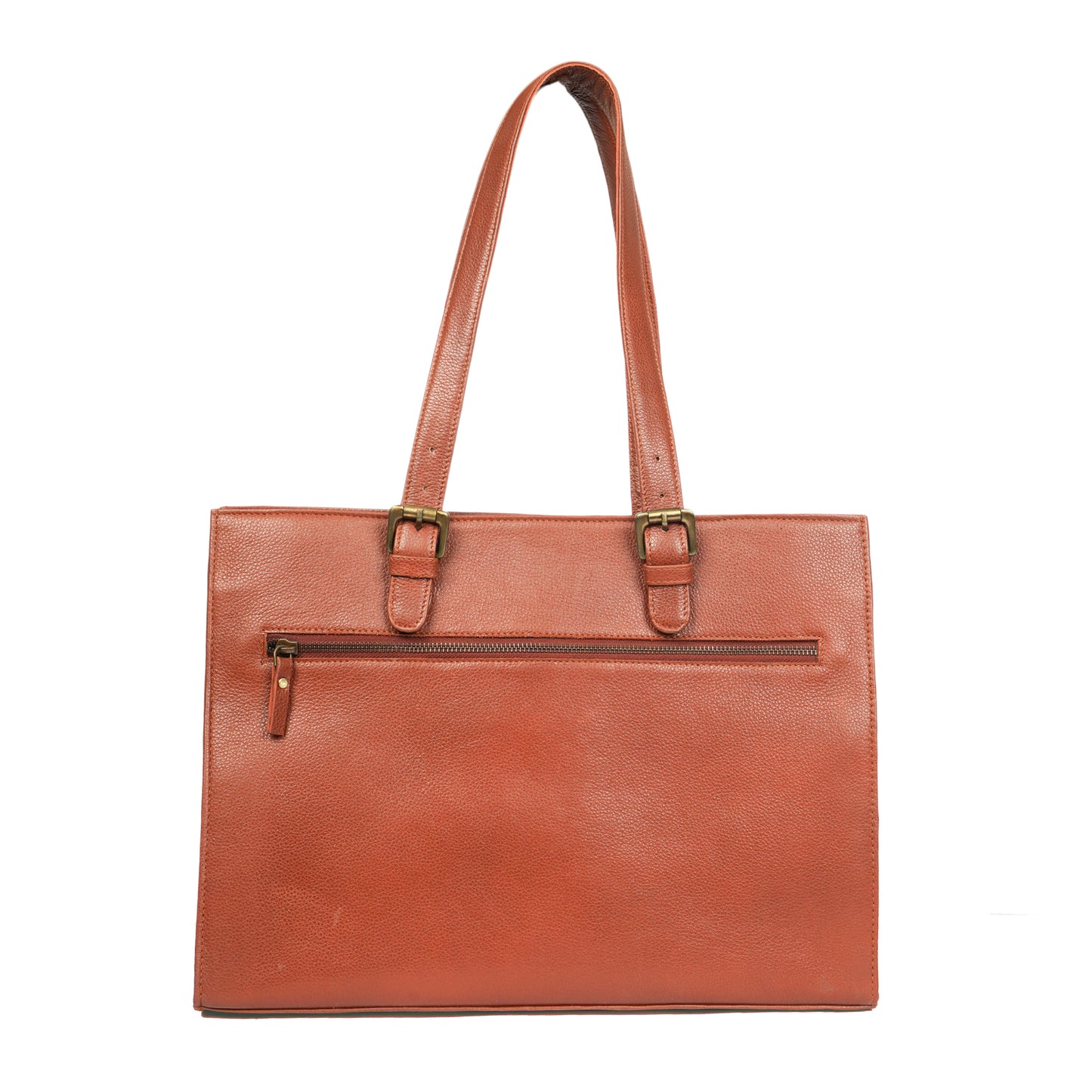 Women's Leather Laptop Tote Bag – Elegant, Functional , Handmade