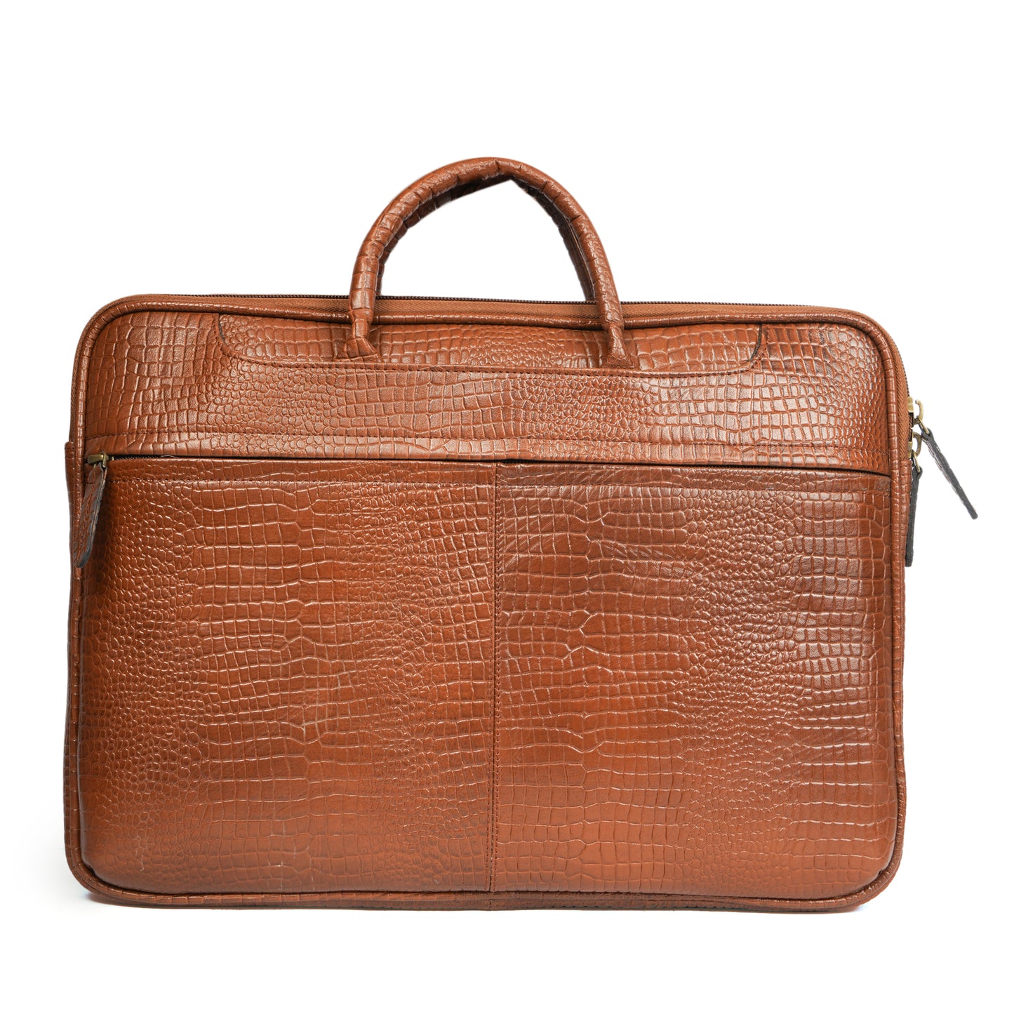 Handmade Tan Leather Laptop Bag