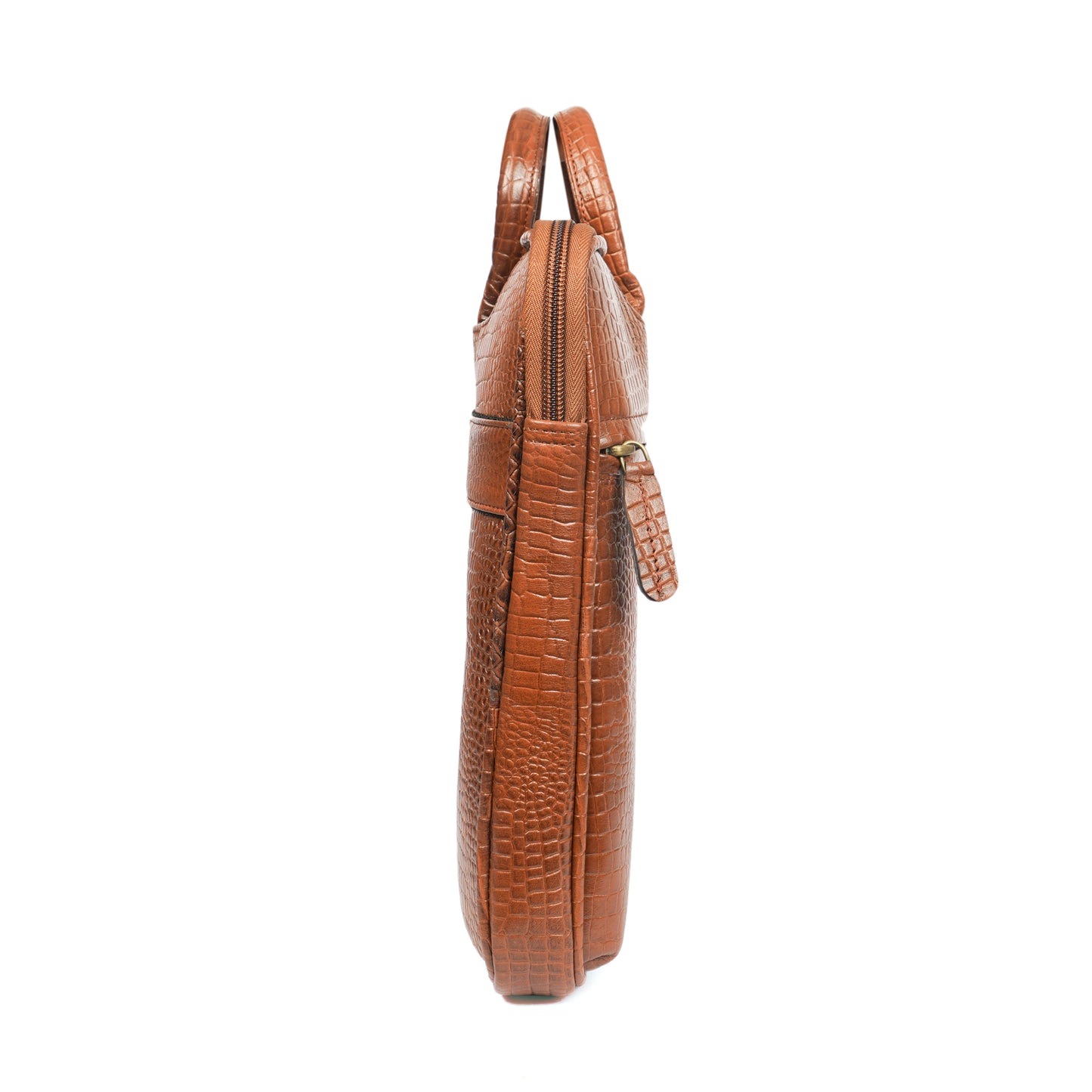 Handmade Tan Leather Laptop Bag