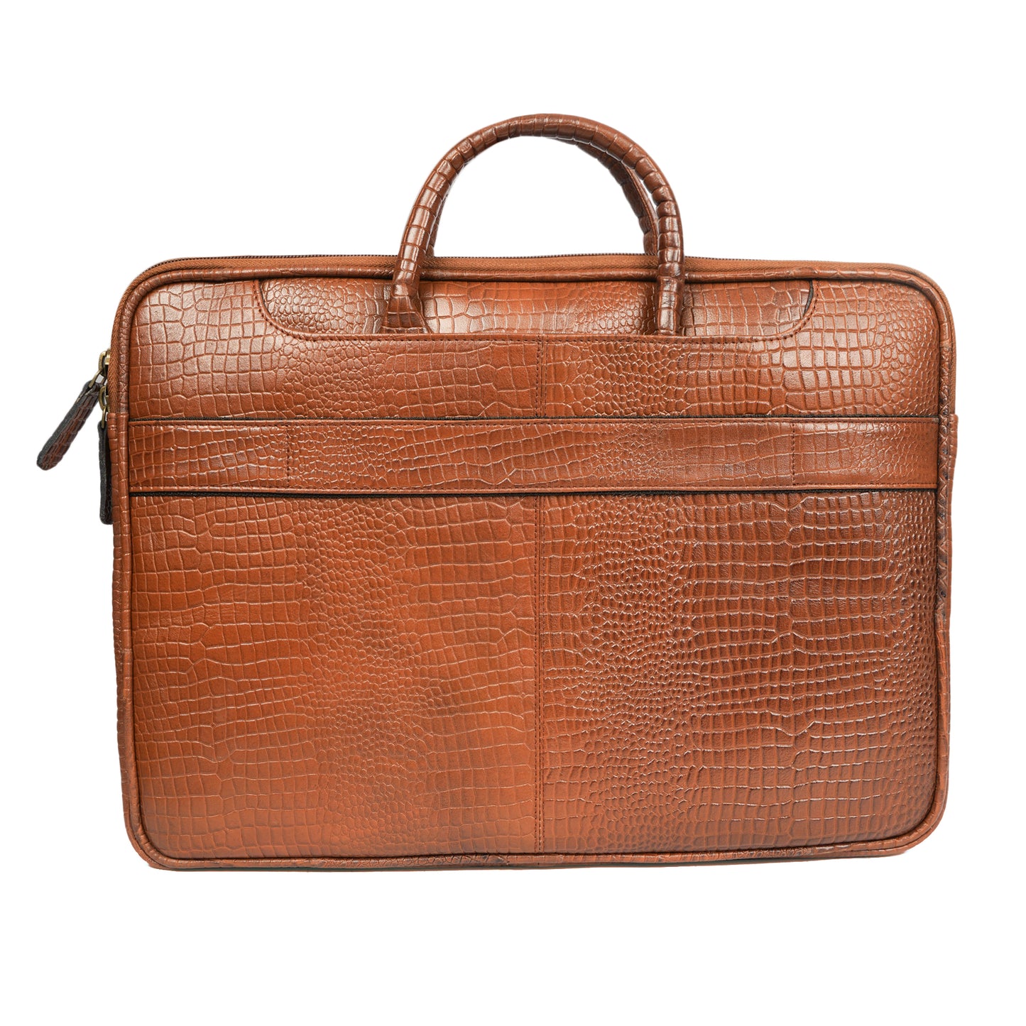 Handmade Tan Leather Laptop Bag