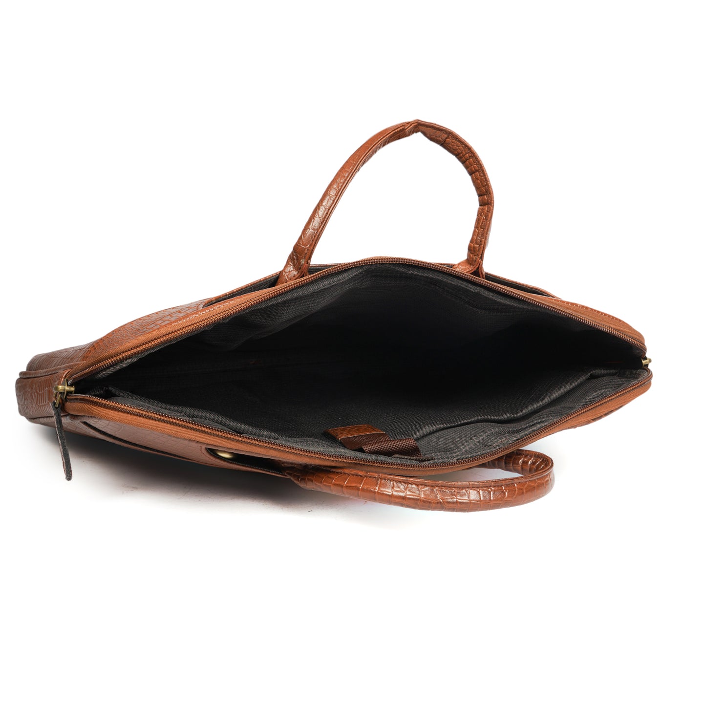 Handmade Tan Leather Laptop Bag